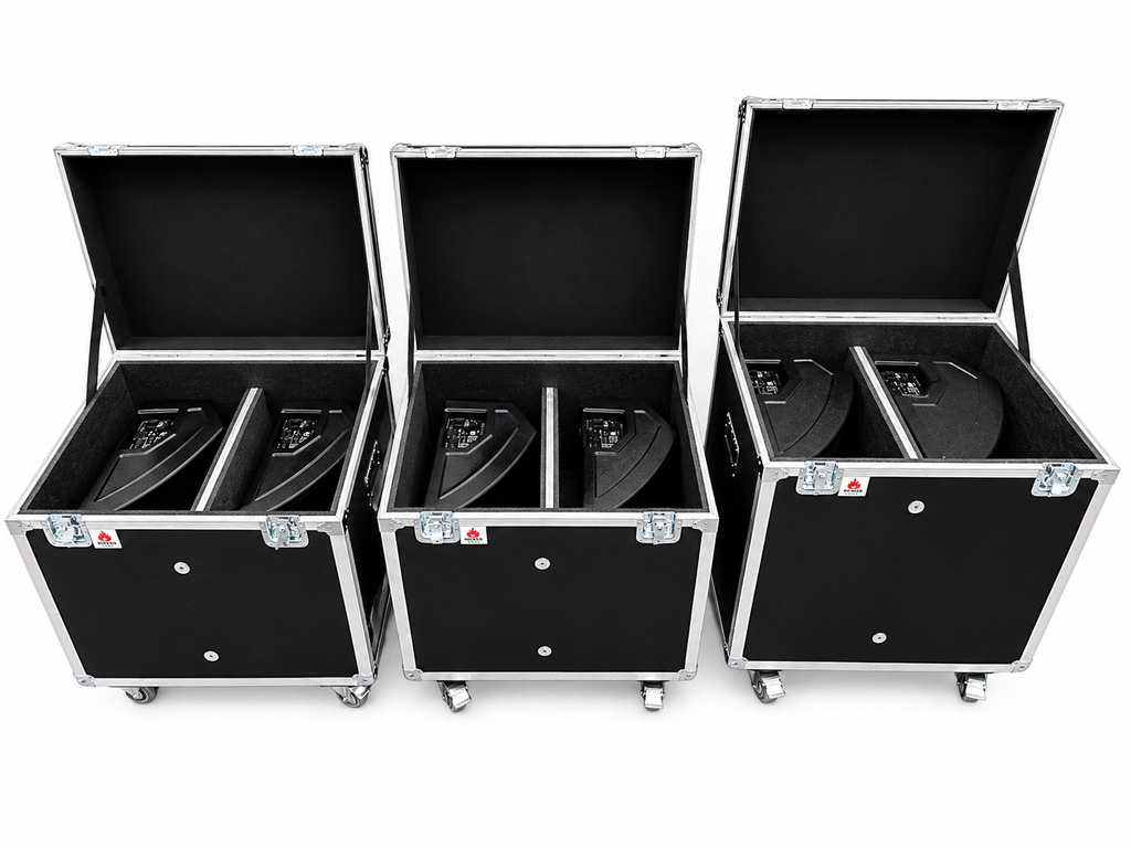 DUAL PA SPEAKER DROP-IN ROAD CASE - SMOKIN ACE