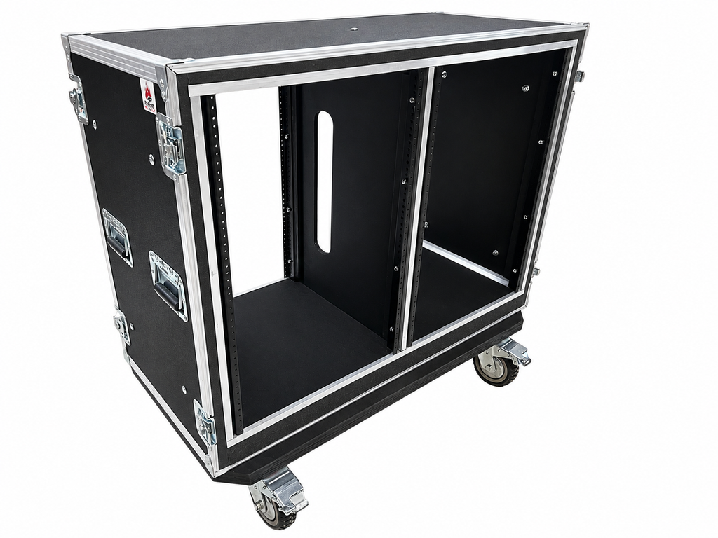 TRUE DUAL SHOCKMOUNT RACK ROAD CASE - SMOKIN ACE