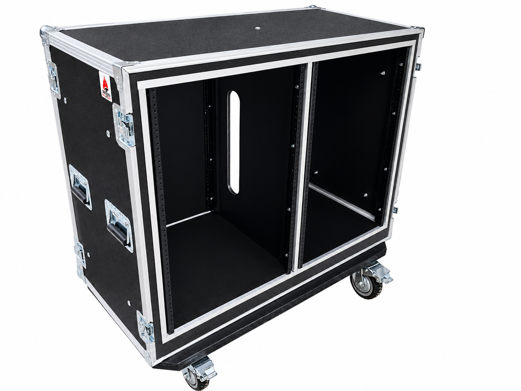 TRUE DUAL SHOCKMOUNT RACK ROAD CASE - SMOKIN ACE