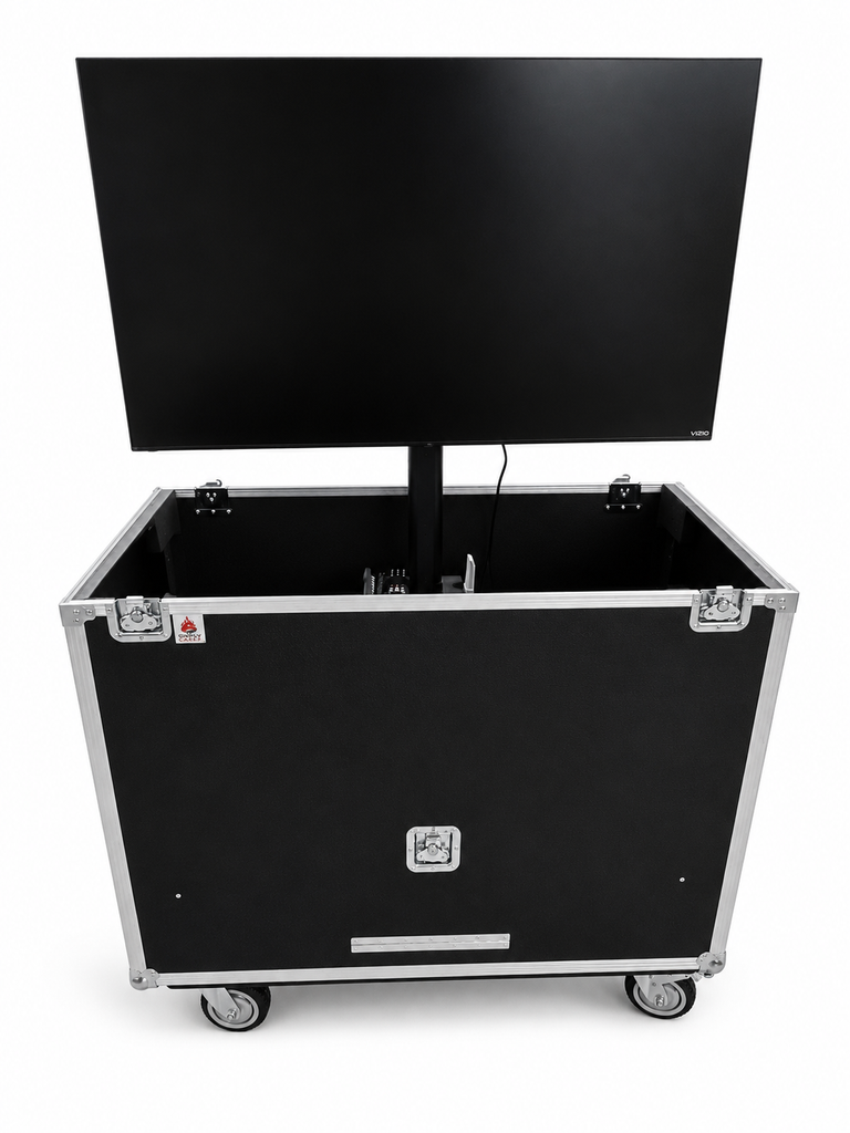 MOTORIZED 50" TV SIDELINE ROAD CASE - SMOKIN ACE