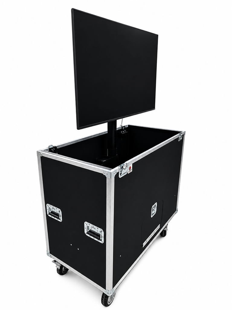 MOTORIZED 50" TV SIDELINE ROAD CASE - SMOKIN ACE