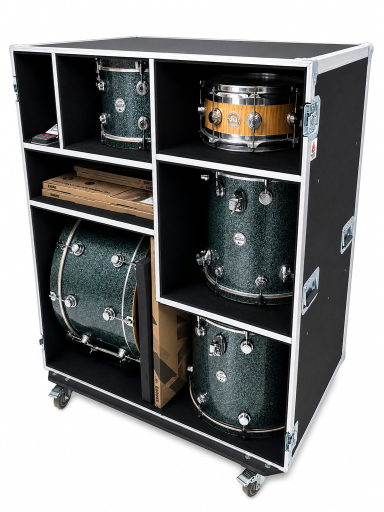 DRUM SET VAULT ROAD CASE - SMOKIN ACE